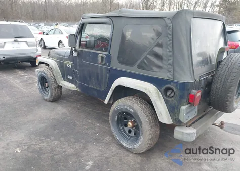 2002 Jeep Wrangler X из США, поврежденный, VIN 1J4FA39S52P724395